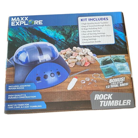 Maxx Explore Rock Tumbler Jewelry Making Kit - Picture 3 of 3